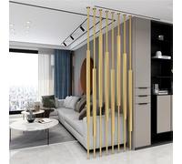 Protector de pared - Separador de habitación de metal independiente moderno para sala de estar y dormitorio, elegante separador de columnas disponible en juegos de varias piezas para una mayor