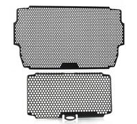 Protector De Parrilla De Radiador Parrilla De Radi Protector de rejilla para radiador de aceite de motocicleta compatible con Ducati Multistrada 950S, 1200S y 1260S.(Black set)