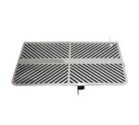 Protector De Parrilla De Radiador Parrilla De Radi Rejilla protectora para radiador de motocicleta, cubierta de refrigeración para Suzuki GSR750 GSR 750 2011-2015(Silver)