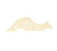 Protector de pastilla para bajo, placa de protección pequeña de PVC, protector para guitarra bajo en color amarillo claro, cubierta ecológica resistente a los arañazos con capa