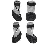 Protector de patas de perro, botas impermeables para perros, zapatos antideslizantes para cachorros - Botas transpirables para perros con correa ajustable para calles calientes y nevadas