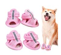 Protector De Patas Para Botas Para Perros - Juego De 4 Piezas - Botas Para Perro Para Patas Lesionadas | Zapatos Impermeables Para Peros, Zapatos Para Perros Que Caminan Al Aire Libre, Antideslizant