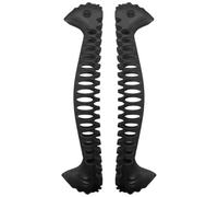 Protector de patinaje de hockey portátil, 1 par de protectores elásticos y ligeros, cubierta de seguridad para de hockey, entrenamiento de invierno en nieve, uso diario en interiores y exteriores