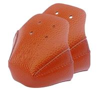 Protector De Patinaje sobre Hielo - Guardianes de dedo de cuero sintético, tapas para dedos para rodillos y cuádruples, tapas protectoras de patinaje | Escudos de dedo del pie de Cuero Arte