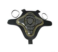 Protector de pecho ajustable para niños, para scooters y bicicletas, proporciona una amortiguación fiable y un ajuste seguro (amarillo)