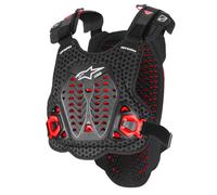 Protector de pecho Alpinestars A-5 Plasma negro-rojo-blanco M/L