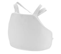 Protector de Pecho de Esgrima de Plástico, Doble Protector de Pecho Suave, Ajustable, Moldeado en Una Sola Pieza, para Sable de Florete, Unise(XS)