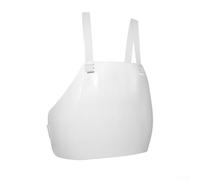 Protector de pecho ligero de PVC para uso de espada de aluminio, diseño conforme al cuerpo, bordes redondeados para mayor movilidad (hombres-XS)