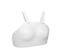 Protector de pecho ligero de PVC para uso de espada de aluminio, diseño que se adapta al cuerpo, bordes redondeados para una mayor movilidad (mujeres-S)