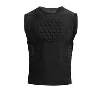 Protector de pecho Softbol - Eva Honeycomb Spine Spine Protector | Protección acolchada contra golpes para rugby de béisbol | Equipo anticolisión para baloncesto de fútbol | armadura corporal