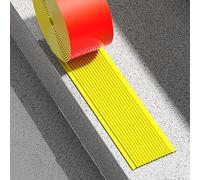 Protector de peldaños de PVC autoadhesivo de 5 cm, antideslizante, resistente al agua, para interiores y exteriores, solución de seguridad de escalera azul duradera (30 m) mejora el agarre y evita