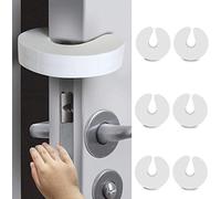 Protector de pellizco de puerta (paquete de 6) para puerta de bebé, tope de puerta de espuma suave. Evita lesiones por pellizcos de dedos, puertas de golpes y niños o mascotas se bloqueen en la