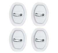Protector De Pestillo De Cubierta De Cerradura De Puerta - 4 Piezas De Accesorios De Cerradura De Silicona, Almohadillas Amortiguadoras Anticolisión Que Absorben Los Golpes | Protector Universal De Pe