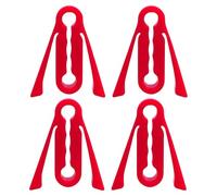 Protector de pestillo de puerta, protector de parachoques de silicona suave, juego de silenciadores de cuatro piezas con moldeado de ajuste de precisión, escudo flexible resistente a los arañazos