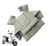 Protector de piernas de conducción - Protege el cuello y las piernas de invierno, manta caliente para rodilla de ciclismo, para scooter eléctrico en invierno, uso exterior, viajes diarios y viajes