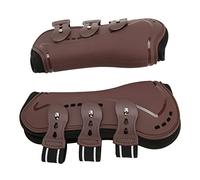 Protector de Piernas para Caballos, Botas Ligeras para Piernas de Caballos, Correa Elástica Que Absorbe el Sudor, Resistente a los Impactos, Evita Resbalones, Transpirable para