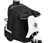 Protector De Piernas para Scooter - Acolchado Impermeable | Cubrepiernas para Moto Abrigado Antiviento con Forro De Peluche Y Guantes - para Protección En Pecho, Rodilla Y Hombro Al Conducir