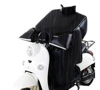 Protector de piernas para scooter, manta impermeable gruesa acolchada - Protector de piernas para moto con forro de felpa, cálido y cortavientos, con guantes, para protección de pecho y rodillas