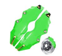 Protector de pinza de freno - 2 uds cubierta de cubo de rueda de cubierta de calibre tridimensional resistente - Juego de de pinza de freno decorativas para herramienta de modificación