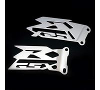 Protector de placas de talón para Suzuki GSX-R 600/750 2006-2016, GSX-R 1000 2003-2016 (plateado)