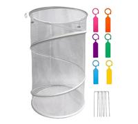 Protector de Plantas - Protectores Reutilizables Plegables Con Malla Y Estacas | Cubierta De Malla Protectora | Para Interior Exterior Invierno Heladas Flores