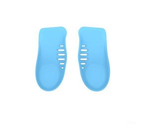 Protector de plantilla de silicona para insertos de zapatos AirTag con compartimento seguro, inserto de seguimiento de calzado, L, 2 unidades (S (135-210 mm)