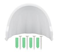 Protector de Plástico ABS Duradero para Cámara de Seguridad para Exteriores con Alta Compatibilidad y Diseño de Cable Imperceptible, Ideal para Vigilancia Hemisférica y de Cabeza