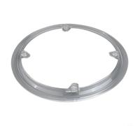 Protector de plato de bicicleta 42T, protector de cubierta de rueda de cadena para 4 agujeros de paso de 9,7 a 10,7 cm, incluye 5 tornillos, protector de bicicleta (transparente)