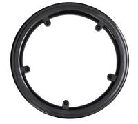 Protector de plato de bicicleta 46-48T, protector de cadena de plástico de 4/5 agujeros para bicicletas plegables de montaña, protector de disco dental antienganches y resistente al aceite (48T)