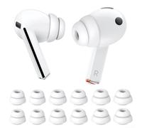Protector de polvo Ear Tips para Samsung Buds3 Pro Case(Negro) | Tamaños S/M/L incluidos, ajuste cómodo, mejora el audio, material suave al tacto, fácil instalación