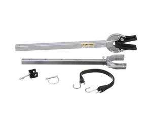 Protector de popa fuera de borda ajustable, soporte de absorción de impactos de 23-35 pulgadas, barra de soporte de motor de , hardware marino resistente, estabilizador de protección del motor