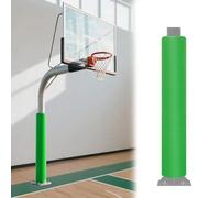 Protector de poste de espuma de 0.8 pulgadas de grosor para columnas de metal, madera, hormigón y cemento; fundas acolchadas para aros de baloncesto y postes redondos; almohadillas para postes de
