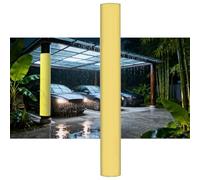 Protector de poste de espuma hecho a medida para garajes, cubierta suave para postes de sótano, acolchado, 2,4 m de alto, adecuado para postes redondos con un diámetro de 5 a 30 cm, almohadilla de