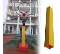 Protector de poste de sótano de 4 pies de alto, cubierta de espuma portátil para columnas de garaje de metal, protector de postes para todo tipo de clima para campos deportivos, gimnasios y terrenos