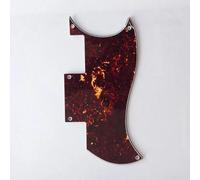 Protector de púas para guitarra protector contra arañazos piezas de repuesto especiales para guitarra eléctrica apto para accesorios de guitarra SG Placa Rascar Para Guitarra(Red 1)