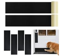 Protector de puerta para perros, placa de cubierta autoadhesiva flexible, protector de puerta de perro, protector de barrera para mascotas, capa de defensa transparente, película de prevención de