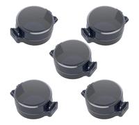 Protector de puerta transparente, 5 unidades, a prueba de niños, protege las cerraduras de las puertas, diseño a prueba de niños para evitar que los pestillos de puerta se queden atrapados