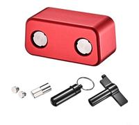 Protector de puerto OBD antirrobo de aluminio, para motores generales, coches, SUV, camiones, para seguridad de vehículos, color rojo