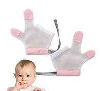 Protector de pulgar para los dedos, 8 x 8 x 5 cm, protector de pulgar transpirable para niños, protector de pulgar de malla para bebés y niñas