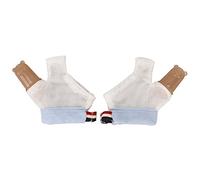 Protector de pulgar para niños, guante de detención de succión del pulgar estable ajustable flexible para el hogar para las niñas (azul)