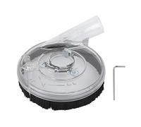 Protector de Pulido Transparente, Cubierta de Amoladora Angular 190 mm - Instalación Rápida, Visibilidad Óptima, Captura de Polvo Hasta 99%