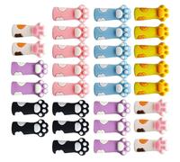 Protector de punta de lápiz de dibujos animados, antideslizante, a prueba de masticación, extensores de bolígrafo para estudiantes, dibujos, escritura, gorra para niños