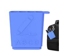 Protector de punta de lápiz, silicona antiroturas, protector de cabeza de bolígrafo, para escuela, aula, viajes, escritorio, niños, estudiantes, artistas, Blue, Consulte la descripción, Unisex