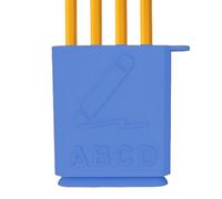 Protector de Punta de lápiz, Silicona antiroturas, Protector de Punta de lápiz, Gancho, para protección de organización, niños, Estudiantes, Artistas, Oficina, Escuela, Viajes, Blue, Consulte