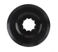 Protector de radios de ciclismo para bujes de freno de disco, cubierta de volante de plástico que evita el deslizamiento de la cadena para bicicletas de carretera y MTB de 7 a 11 velocidades (negro)