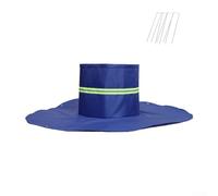 Protector de raíces de invierno para plantas de hasta 35 cm de diámetro de raíz, material transpirable recubierto de plata diseñado para mantener el equilibrio de calor y humedad