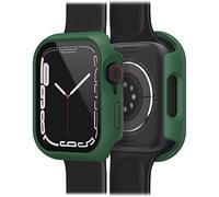 Protector de Reloj con Protector de Pantalla de Cristal Templado Integrado OtterBox Eclipse para Apple Watch Series 9/8/7-45mm, Resistente a Golpes y Caídas, Verde Oscuro