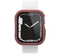 Protector de Reloj con Protector de Pantalla de Cristal Templado Integrado OtterBox Eclipse para Apple Watch Series 9/8/7-45mm, Resistente a Golpes y Caídas, Rosa/Rojo