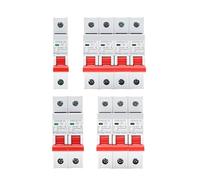 Protector de Respaldo AC SPD T2 pararrayos contra sobretensiones 230V 400V disyuntor de Corriente 10kA 20kA 1/2/3/4P 1 Uds(3P,60kA)