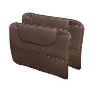 Protector de Respaldo de Asiento de Coche para BMW M2 M3 M4 1998-2024, Alfombrilla Anti Patadas Funda Protectora Organizador de Almacenamiento de Cuero PU,Brown